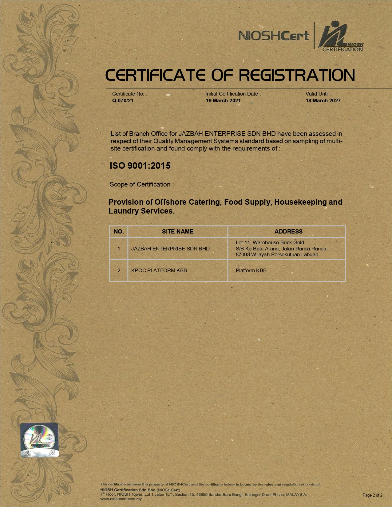 Award 2